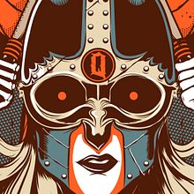Queens Of The Stone Age. Un proyecto de Diseño de carteles de Wes Art Studio - 23.03.2020