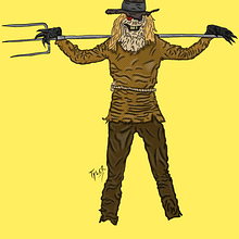 straw man. Drawing, Portfolio Development, and Traditional illustration project by Tyler Sawinsky - 03.23.2020