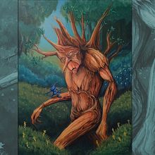 Ent and his friend II. Fine Arts, Artistic Drawing, and Traditional illustration project by El Culmadu - 03.23.2020