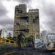 Fuck you COVID - 19. Medellín, Colombia. Matte Painting. Architecture project by Johan Varon Giraldo - 03.22.2020