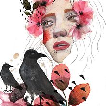 Mi Proyecto del curso: Retrato ilustrado en acuarela. Traditional illustration project by Julia Soler Fernández - 03.24.2020