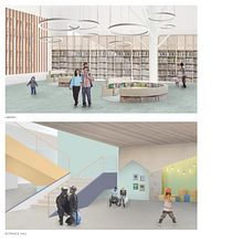 Downtown Los Angeles Elementary School. Architectural Illustration, Architecture & Interior Design project by Bianca Costa - 03.24.2020