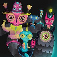 Electric Daisy Carnival - Insomniac. Character Design, Digital Illustration, Traditional illustration, and Vector Illustration project by Nathan Jurevicius - 01.01.2014
