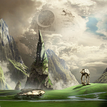 Mi Proyecto del curso: Matte Painting: creando mundos fotorrealistas STAR WARS. Design project by kelvin Ytriago Escobar - 03.24.2020