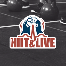 HIIT&LIVE. Identidad corporativa. Br, ing, Identit, and Logo Design project by Juan José Mejías Rodríguez - 11.24.2019