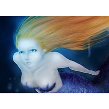Digital Painting - Mermaid. Digital Drawing, and Digital Illustration project by Danny Cuin - 03.24.2020