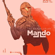 The Mandalorian - Fan Art. Traditional illustration, and Digital Illustration project by Mario Molina - 03.25.2020