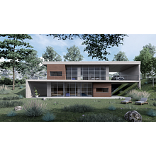 House surrounded by nature. Un proyecto de Arquitectura de Francesca Cammarata - 01.03.2020