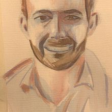 Mi Proyecto del curso: Retrato artístico en acuarela . % estergarciag tarafından hazırlanan Portre Çizimi projesi - 03.25.2020