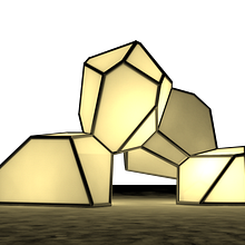 Lampara Voronoi. Un projet de Conception 3D de edrasa - 25.03.2020