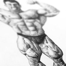 discipline. Un proyecto de Creatividad, Dibujo, Dibujo a lápiz, Dibujo de Retrato, Escultura, Ilustración tradicional y Pintura de Adan Gómez - 25.03.2020