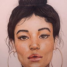 Mi Proyecto del curso:  Retrato realista con lápices de colores. Realistic Drawing project by Eduardo Martinez Vidal - 03.25.2020
