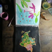 Mi Proyecto del curso: Técnicas de ilustración para desbloquear tu creatividad. Fine Arts, Drawing, Painting, and Watercolor Painting project by Vita Osorio Sanmartín - 03.26.2020