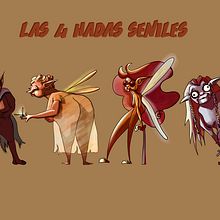 Mi Proyecto del curso: Las hadas seniles. Un proyecto de Diseño de personajes de Estrella Ordóñez Aguilar - 25.03.2020