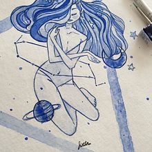 Actividad monocromática - Técnicas modernas de acuarela. Ein Projekt aus dem Bereich Aquarellmalerei von gisela_costa - 25.03.2020