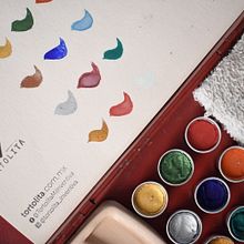 Mi Proyecto del curso: Elaboración de acuarelas artesanales. Un projet de Aquarelle, Artisanat, Beaux Arts, Peinture, DIY , et Théorie des couleurs de Gina y Miguel (Tortolita Inventiva) - 09.06.2019