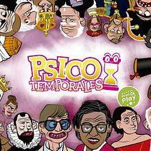 PsicoTemporales, juego de cartas Print & Play.. Un proyecto de Diseño de juegos, Diseño de personajes, Diseño editorial, Diseño gráfico e Ilustración tradicional de Carlos Vargas Gutiérrez - 26.03.2020
