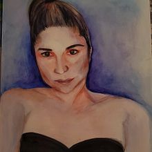 Mi Proyecto del curso: Retrato artístico en acuarela. Un progetto di Disegno artistico di Andrea Arenas - 26.03.2020