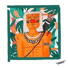 Diseño de personaje. Un proyecto de Dibujo digital e Ilustración tradicional de Santiago Escobar - 26.03.2020