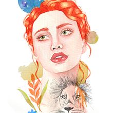 Mi Proyecto del curso: LEO. Fine Arts, Drawing, Portrait Drawing, and Traditional illustration project by Ana Gallardo - 03.26.2020