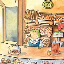 Bakery. Traditional illustration project by Daniela López Marín - 07.07.2019