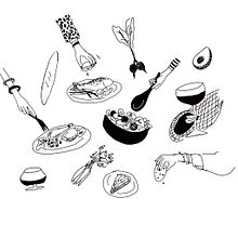 Illustrations for Creating the French Metabolism: Eat, Drink and Be Beautiful. Un progetto di Illustrazione tradizionale di Regan Schiff - 10.08.2019