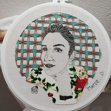 Mi Proyecto del curso: Creación de retratos bordados . Broderie de Cata Torres - 04.04.2020