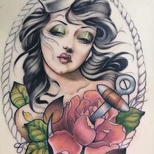 PROYECTO TATUAJE. Drawing project by Santino Chiriboga Salgado - 03.27.2020