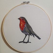 Mi Proyecto del curso: Pintar con hilo: técnicas de ilustración textil. Een project van Borduurwerk van Tapices Galicia - 27.03.2020