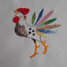 Mi Gallo . Broderie de Gemma Lara - 03.27.2020
