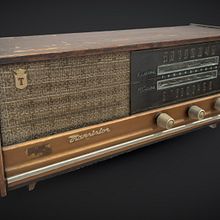Radio antigua a transistores hecha con fotogrametría. 3D, and Photograph project by Julián Guridi - 03.27.2020
