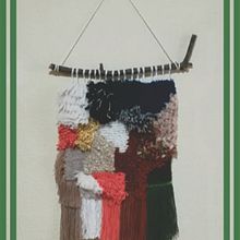 Mi Proyecto del curso: Introducción al latch hooking y locker hooking: "NATURALEZA". Fiber Arts project by GABRIELA BALLARINO - 03.27.2020