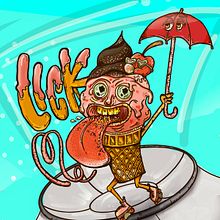 Cono intenso . Ilustrasi tradisional & Ilustrasi Digital proyek oleh Diana Colorado - 03.27.2020