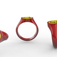 Anillo de "Flash". 3D Design project by Erick Tristan - 03.27.2020