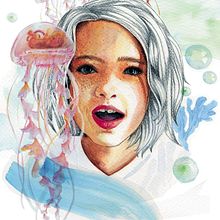Projeto do curso de Retrato em Aquarela. Watercolor Painting project by Erika Rosa - 03.27.2020