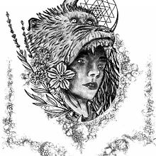 My project in Digital Design and Illustration of Tattoos with Procreate course. Un progetto di Design, Disegno e Design di tatuaggi di Nadav Birenboim - 28.03.2020