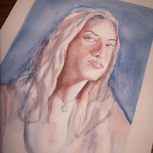 Mi Proyecto del curso: Retrato artístico en acuarela. Un projet de Dessin de portrait de Pedro Armas - 28.03.2020