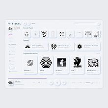TIDAL. Un proyecto de UX / UI de Chucho Coronel - 28.03.2020