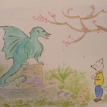 My project in Watercolor Illustration with Japanese Influence course. Un proyecto de Pintura a la acuarela de Rajith Vidanaarachchi - 28.03.2020