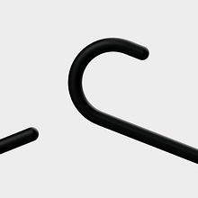 Odette · Clothes Hanger (Percha). 3D, Art Direction, Furniture Design, Making, Product Design & Industrial Design project by Josep Pedro - 03.28.2020