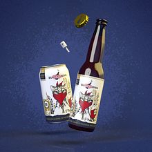 Cerveza Subeersiva. Un progetto di Design di loghi e Illustrazione tradizionale di Diego jkr - 29.03.2020