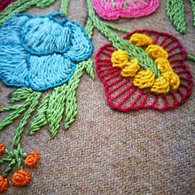 Mi Proyecto del curso: Técnica de bordado con paso atrás. Un progetto di Ricamo di Verónica López - 07.04.2020