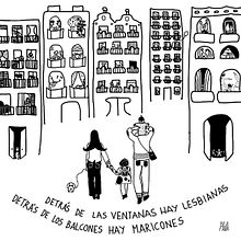 Viñetas sobre Género para LGTBI - Barcelona. Traditional illustration, and Digital Illustration project by Melissa Paolini K. - 01.19.2019