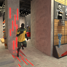 Puma Store, Florence, Italy. Architecture & Interior Design project by Bindu Uppal - 03.15.2019