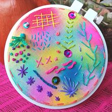 Mi Proyecto del curso: Técnicas básicas de bordado y acuarela. Embroider project by Yxa Chavela - 03.29.2020