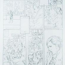 Pagina de comic. Un proyecto de Dibujo artístico de Jose E Vazquez - 13.04.2020