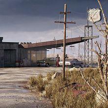 PHILLIPS 66 GAS STATION. 3D, and 3D Modeling project by Federico Abram - 05.08.2019
