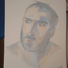 Mi amigo Fraile. Watercolor Painting project by Gabriel Bravo - 03.29.2020