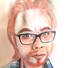 Mi Proyecto del curso: Retrato artístico en acuarela . Desen de portret de Maria Torres - 03.30.2020