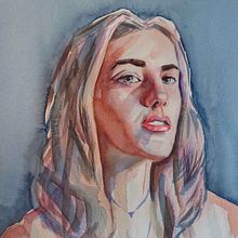 Retrato artístico en acuarela: retrato 1. Un progetto di Pittura ad acquerello di esmolkac - 30.03.2020